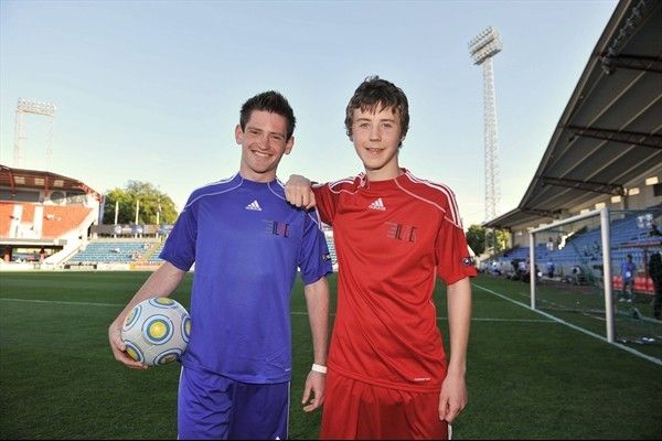 Fotografie hráčů, kteří se zúčastnili exibičních zápasů. Zdroj: www.uefa.com