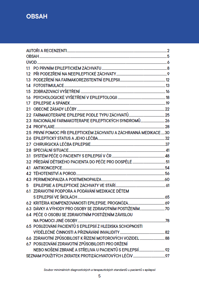 obsah publikace EpiStandardy 2026
